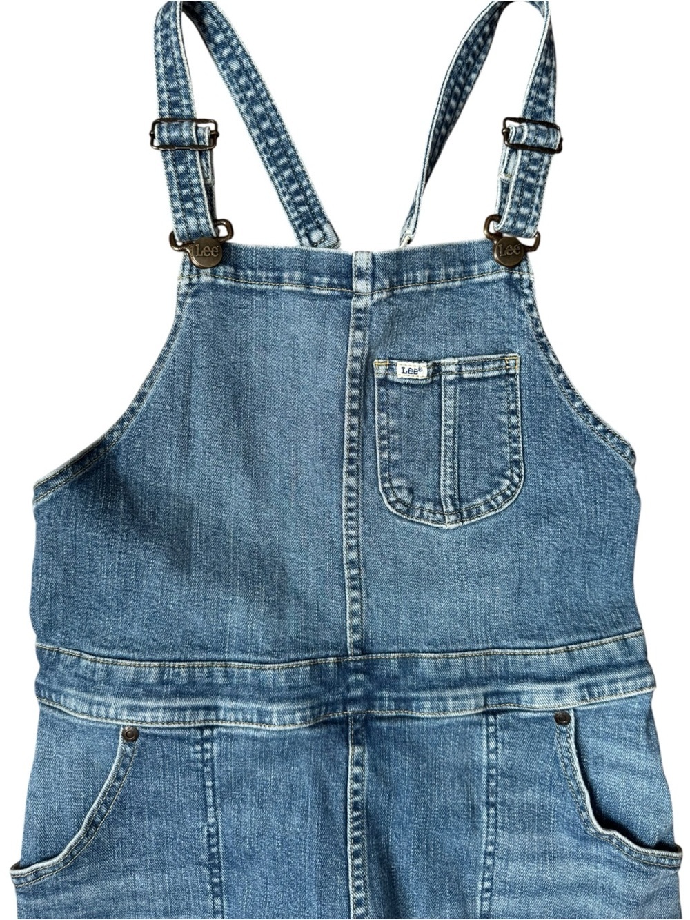 Women’s Vintage Lee Classic Flare Denim Overalls